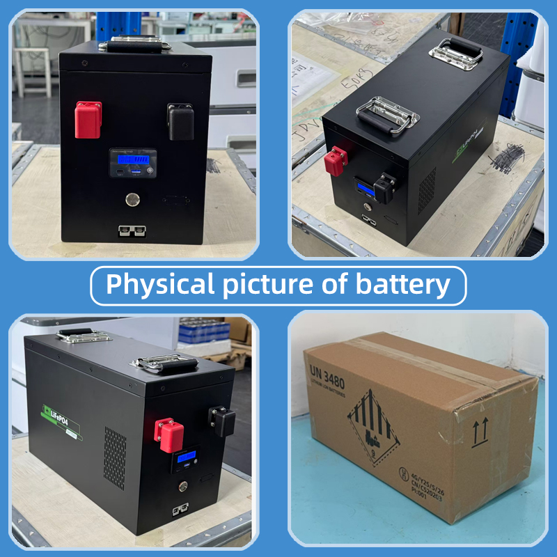 EYUN12.8V 100Ah Solid State LiFePO4 Deep Cycle Solar Energy Storage Home Power Lithium Iron Phosphate Battery for RV Solar Panel