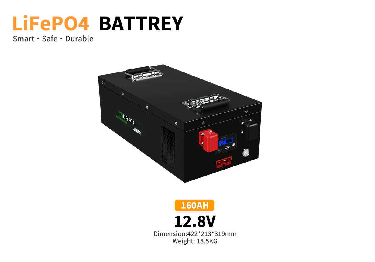Lenergy 12.8V 160AH Bluetooth Lithium Battery