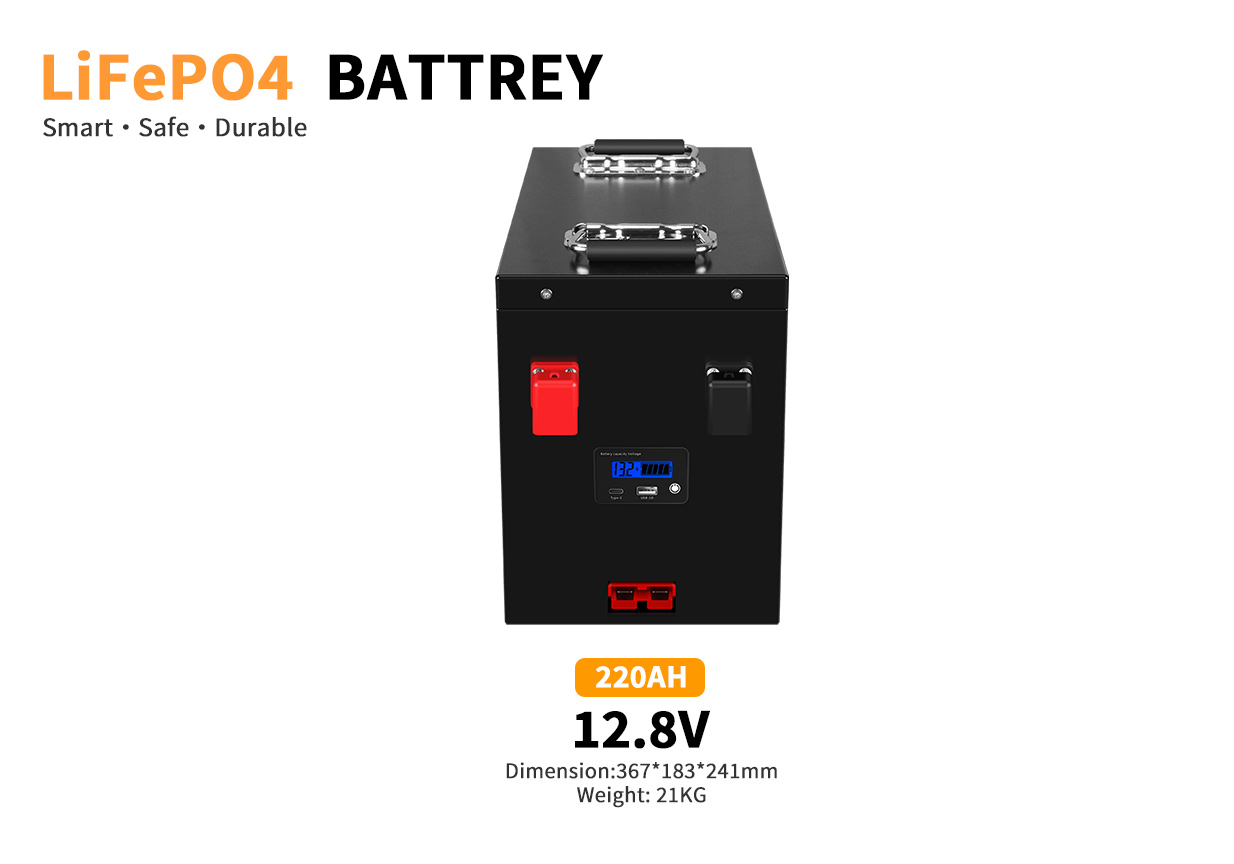 Lenergy 12.8V 220AH Bluetooth Lithium Battery
