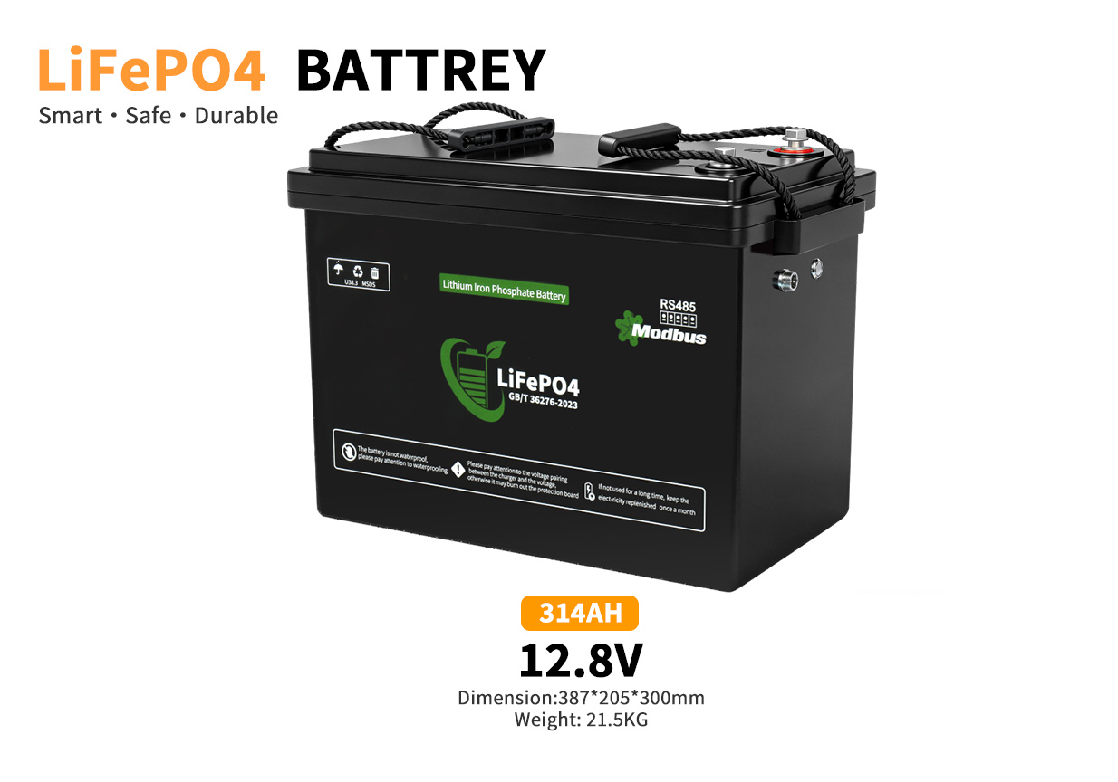 Lenergy 12.8V 314AH Smart Bluetooth Lithium Battery
