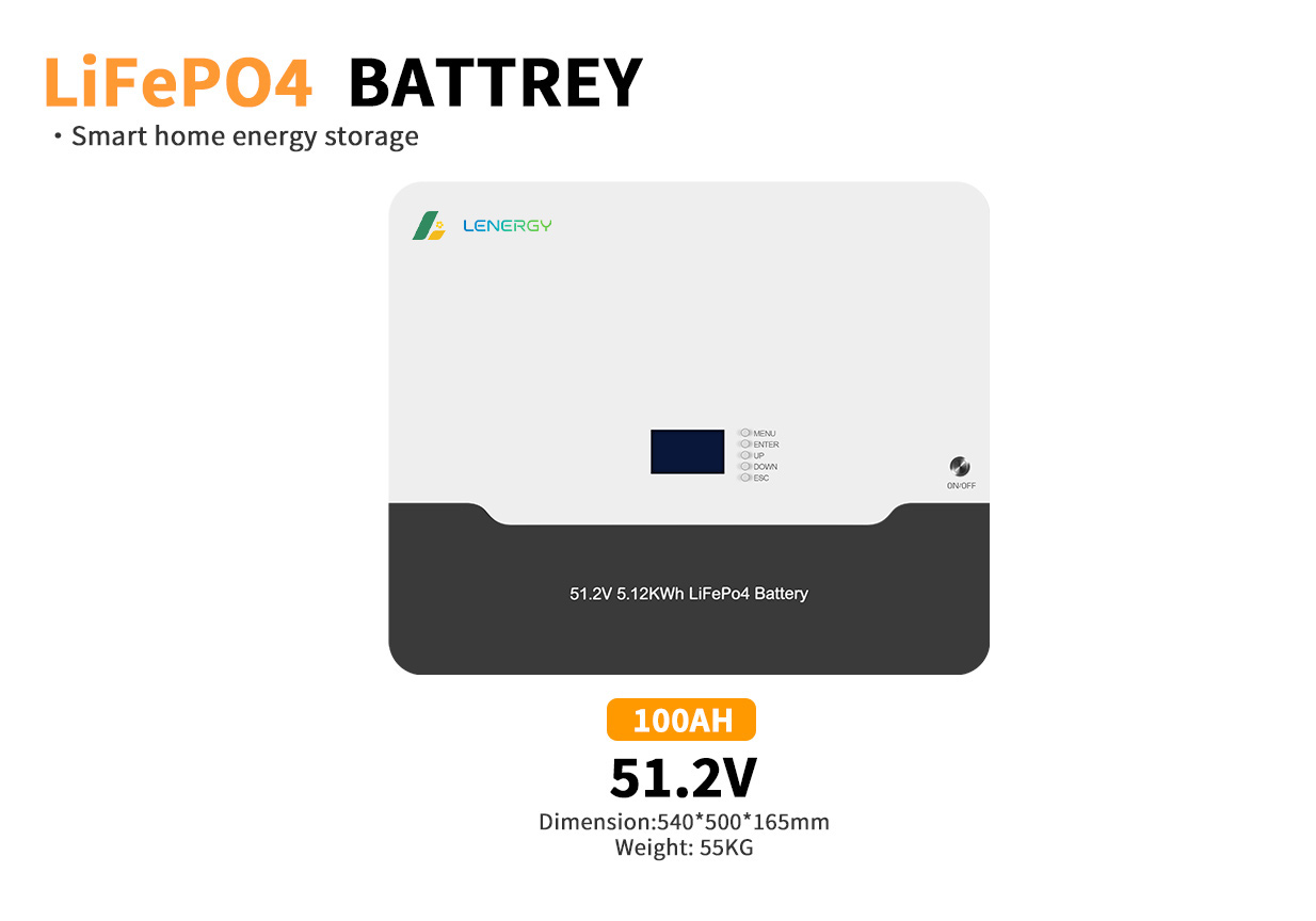 Lenergy 51.2V 100AH Smart home energy storage