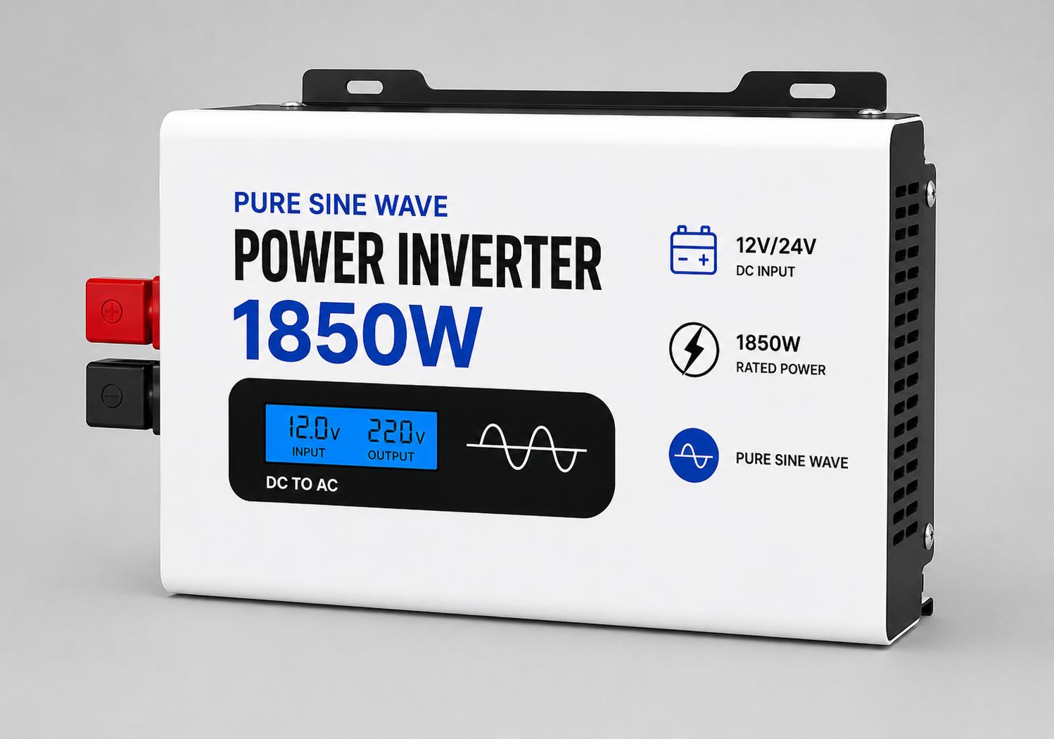 LENENERGY Pure Sine Wave Inverter | 12V/24V DC to AC Inverter | True Continuous Power