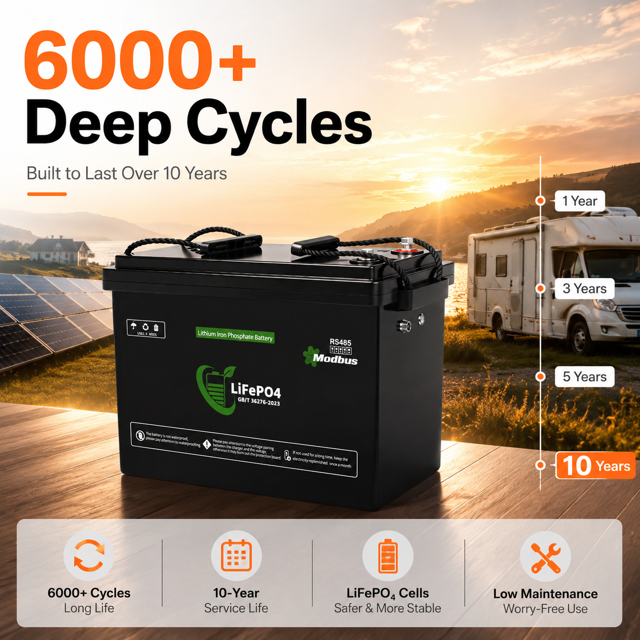 Lenergy 12.8V 314AH Smart Bluetooth Lithium Battery
