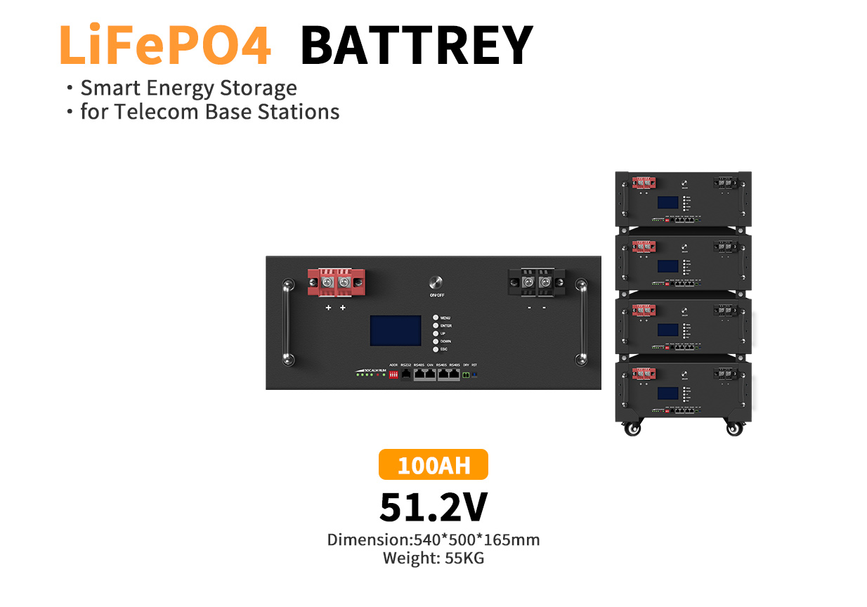 Lenergy 51.2V 100AH Smart Telecom Station Energy Storage