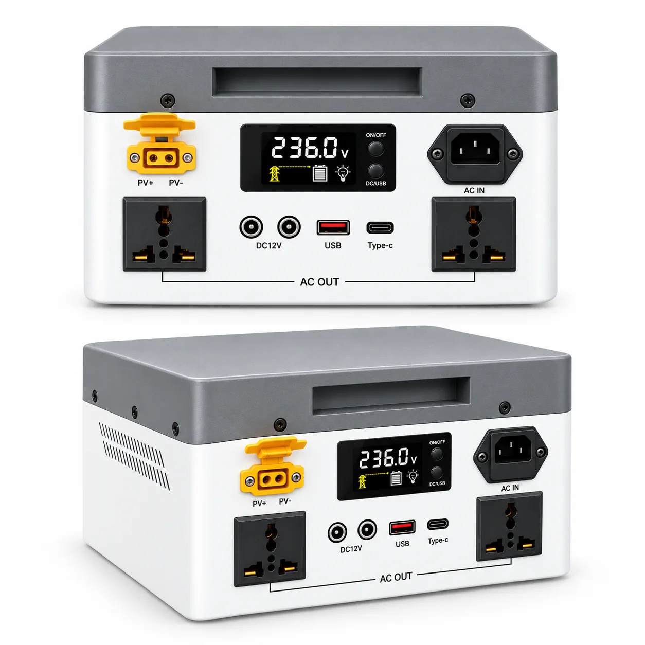 LENERGY LP2000 1000W Portable Power Station – 2kWh Capacity, 2000W Peak Output, Pure Sine Wave & <20ms UPS, Solar Ready for Camping, RV, Home Backup & Emergency Power